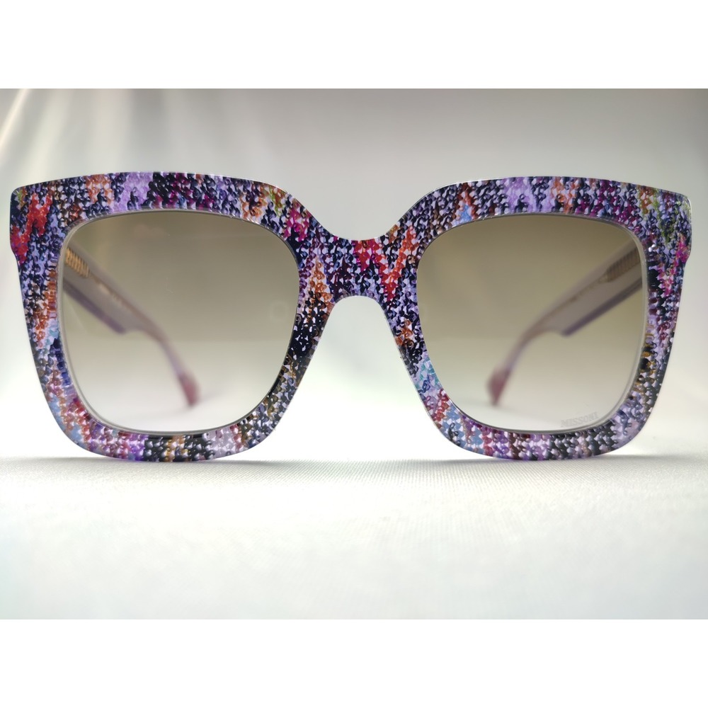 Missoni MIS 0126/S X19 QR Square Fabric Inlay Sunglasses Italy 52-22-145